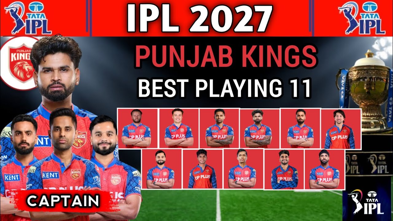 IPL 2027 | Punjab Kings Team Best Playing 11 | PBKS Playing 11 2027 | PBKS Team 2027