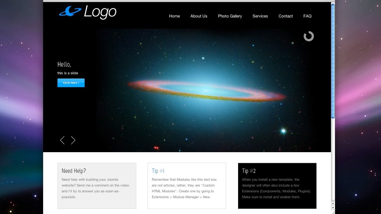 Create a Joomla Website! - Easy! - 2012
