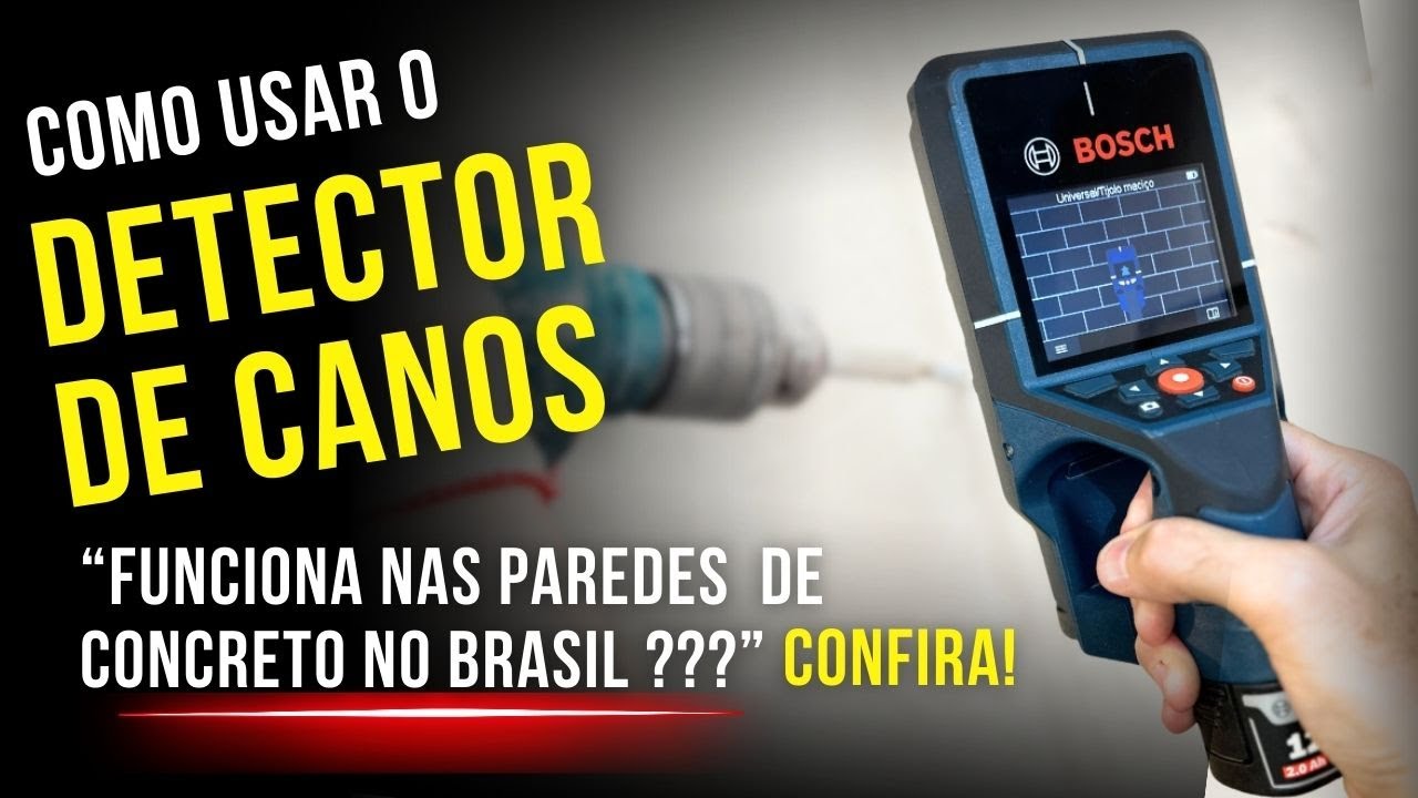 Detector de CANOS funciona em parede de CONCRETO? | Furar canos é o PESADELO dos Marceneiros