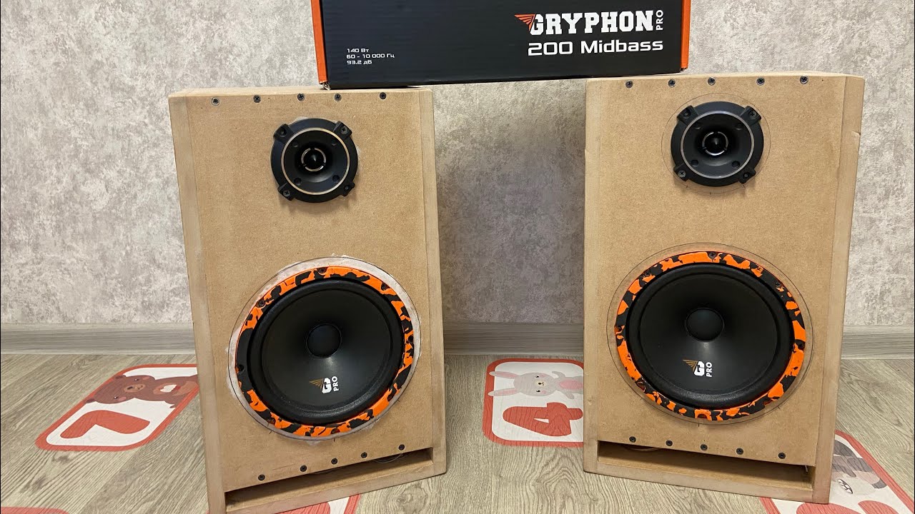 Домашняя акустическая система на динамиках DL Audio Gryphon Pro 200 Midbass