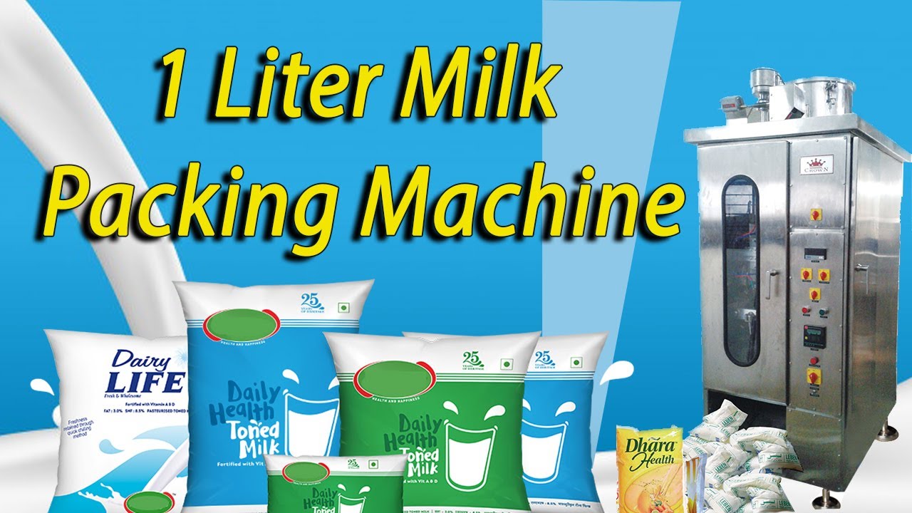1 Liter Milk Packing Machine |crownindustries|hyderabad