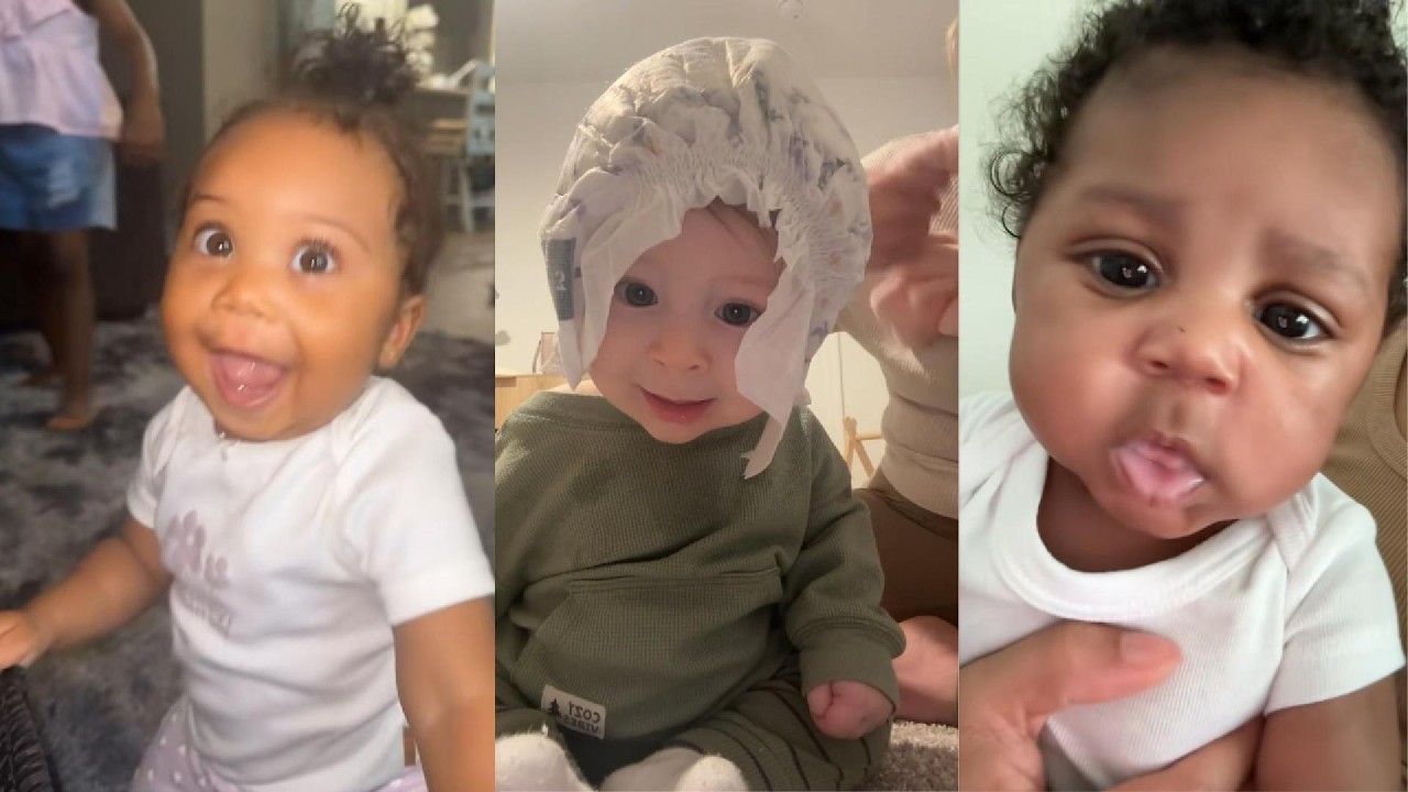Sweet babies and their parents funny moments &mdash; The Best Video of The Month
