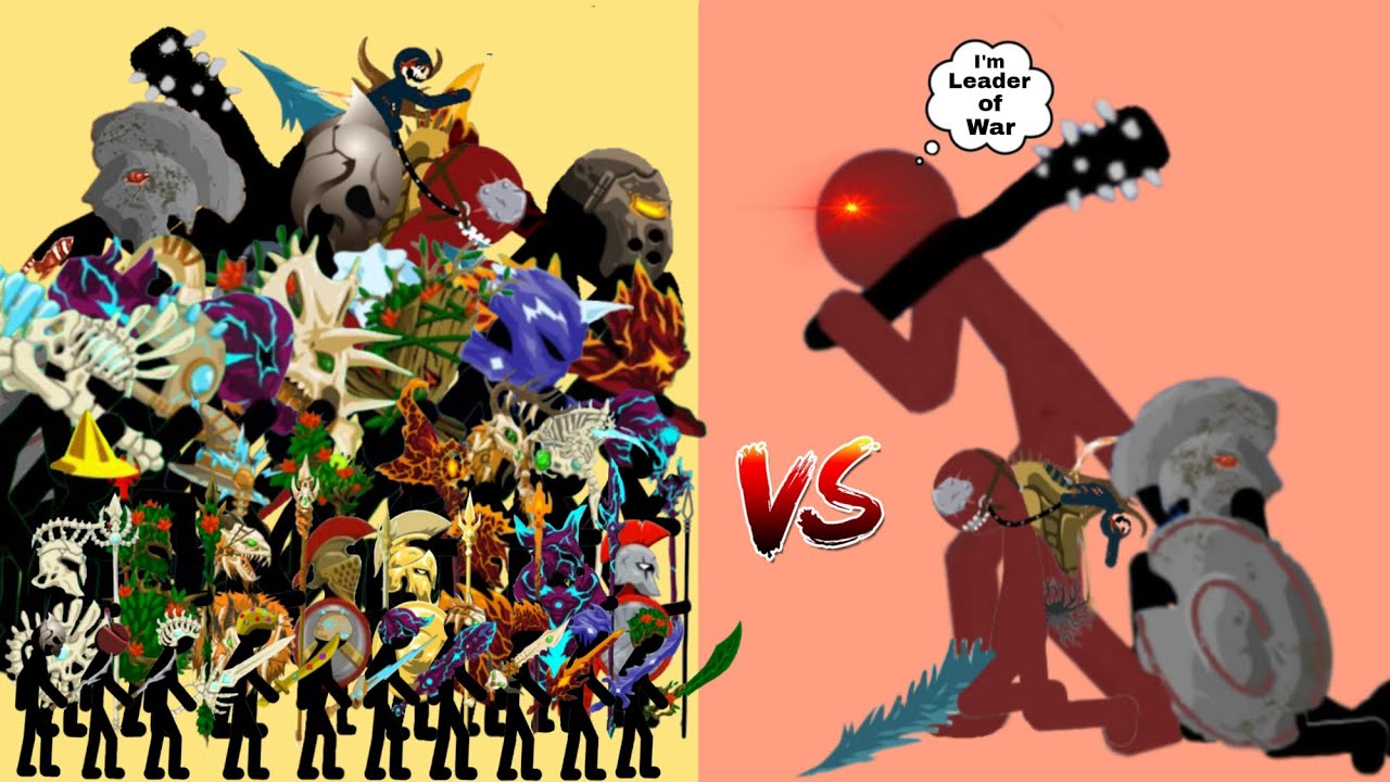 All Figure From Weakest to Strongest - Insane New Giant - Insane Level Eight - Stick War Legacy 