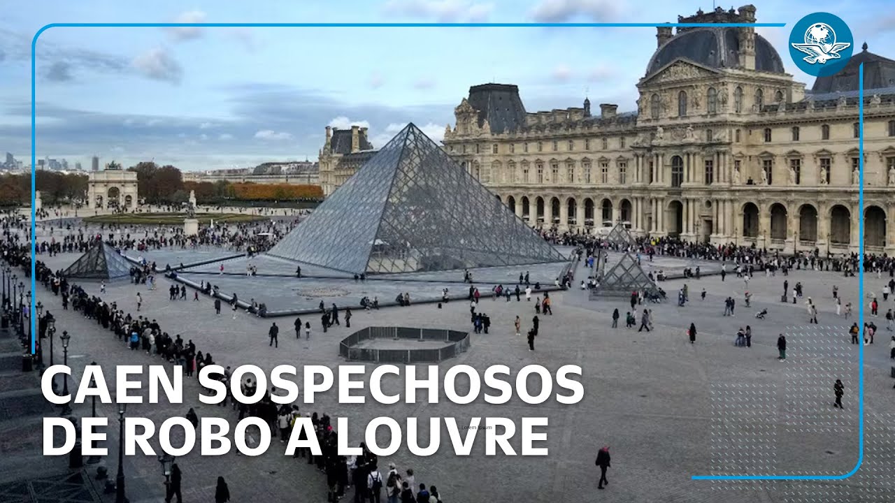 Arrestan a sospechosos del robo de joyas en el Museo del Louvre