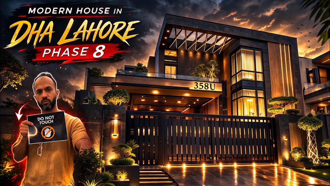 i am selling this modern house on main road DHA Lahore | 0317-4466-156 
