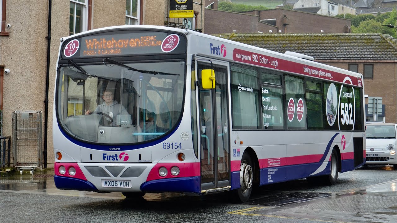 Preserved Ex First Manchester 69154 (MX06 VOH) Volvo B7RLE/Wright Eclipse Urban