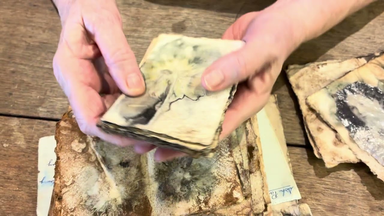 Вдохновляющий понедельник: окрашивание растительными и ржавыми красками.