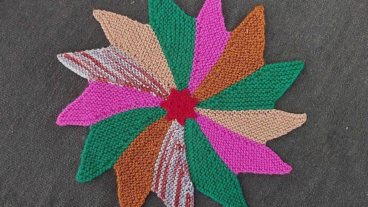Multi colour table runner colour crochet design ❤️