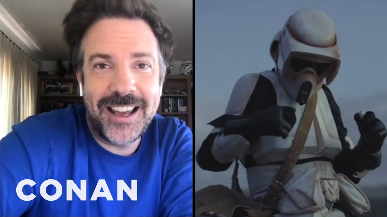 Jason Sudeikis Forgot He Hit Baby Yoda | CONAN on TBS