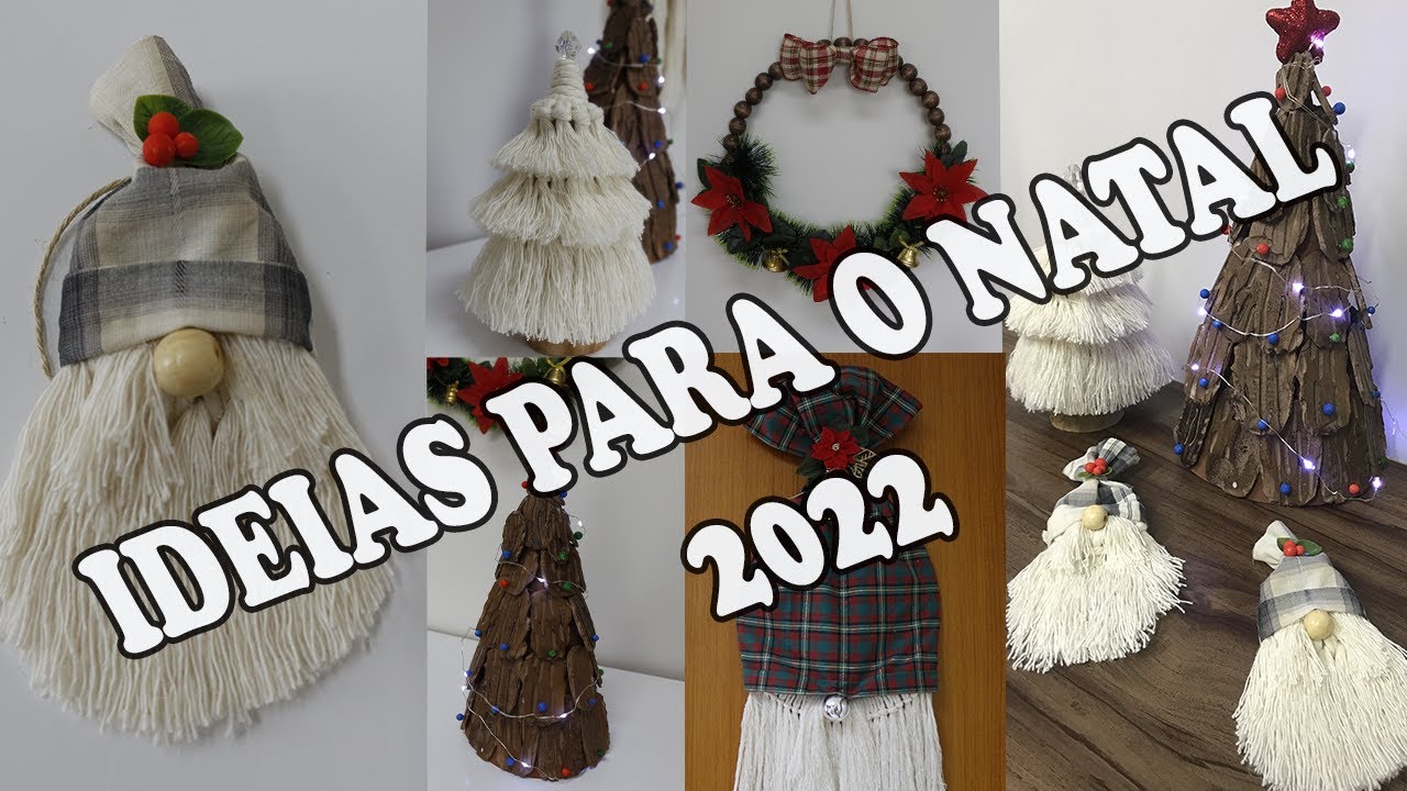 IDEIAS DE DECORAÇÃO DE NATAL SIMPLES E BARATO🎄 - NATAL 2022