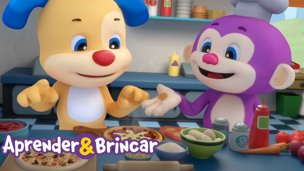 🎶 Aprender & Brincar™ | Fazendo Pizza 🍕 | Desenhos Animados | Aprendendo