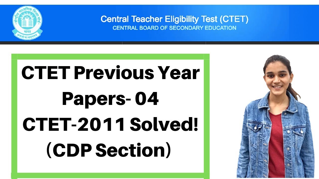 04 | CTET Previous Years Papers Series | CTET-2012 Solved - CDP(बाल विकास) | Live @ 9:00 Pm
