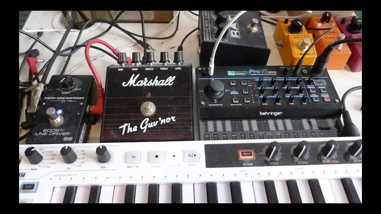Behringer Pro VS Mini & Marshall The Guv'nor