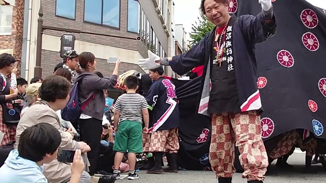 2025南信州獅子舞フェスティバル　飯沼諏訪神社獅子舞 中央通り3・4丁目