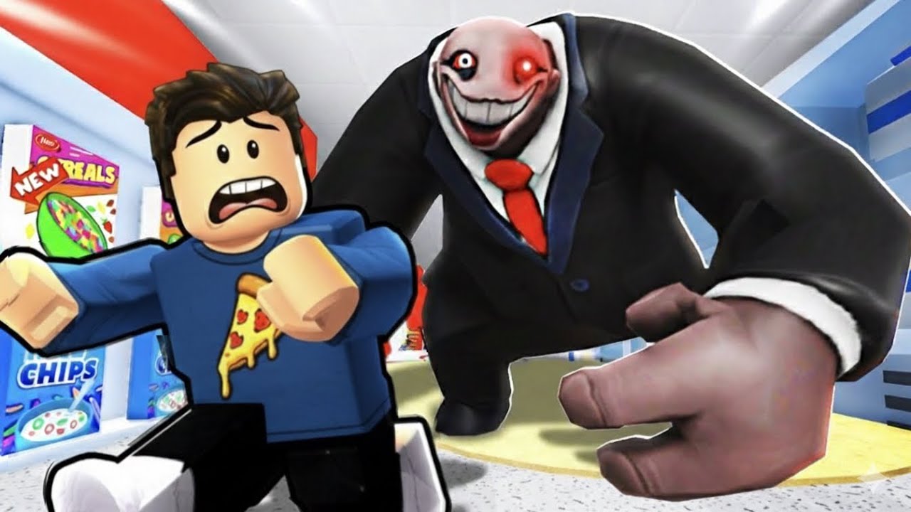 ESCAPE MR YUMMY SUPERMARKET in Roblox… Before He Catches Me! 😱 #roblox #obby #robloxgames