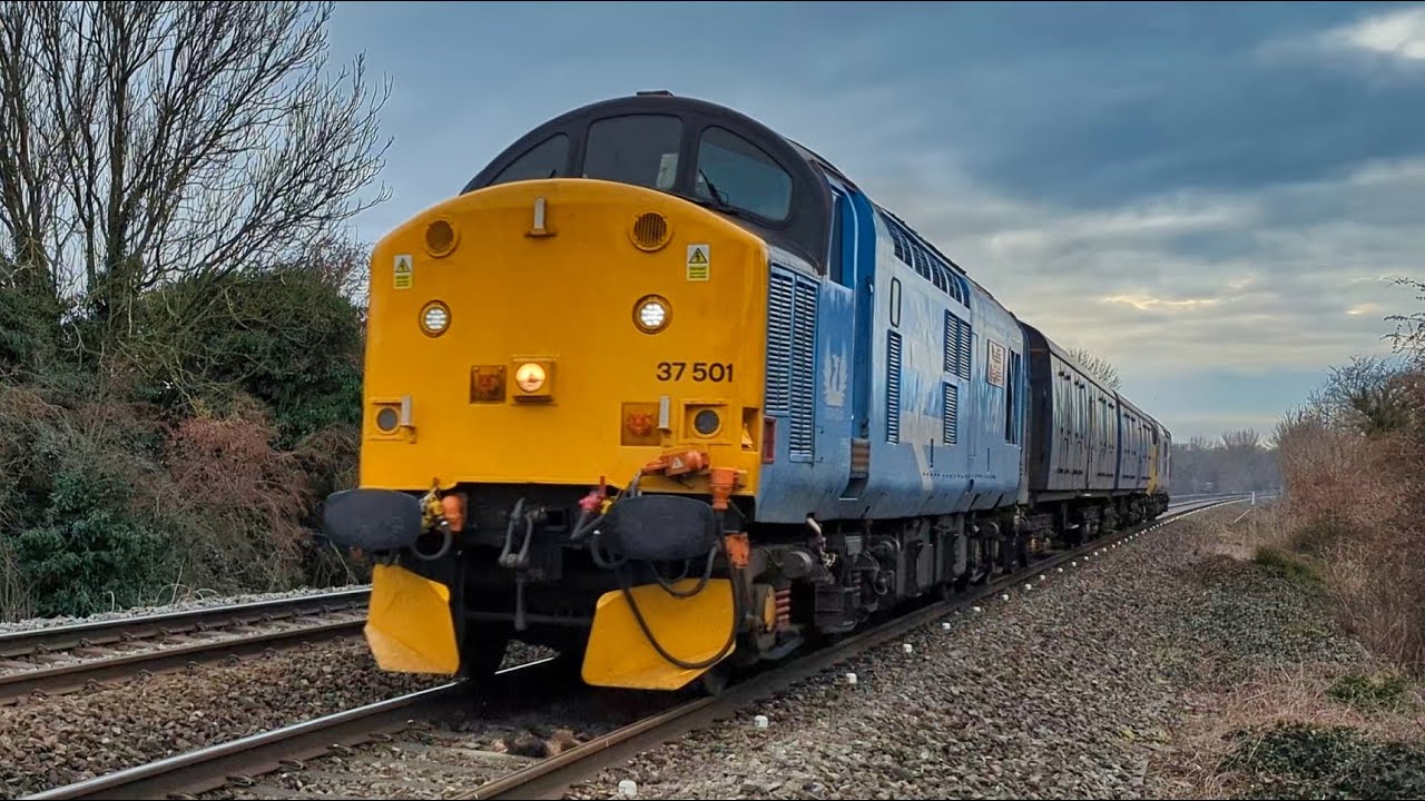 Europhoenix & ROG, Class 37, 37501 'Teesside Steelmaster' & 37512 #class37 #type3 #br #loco #train