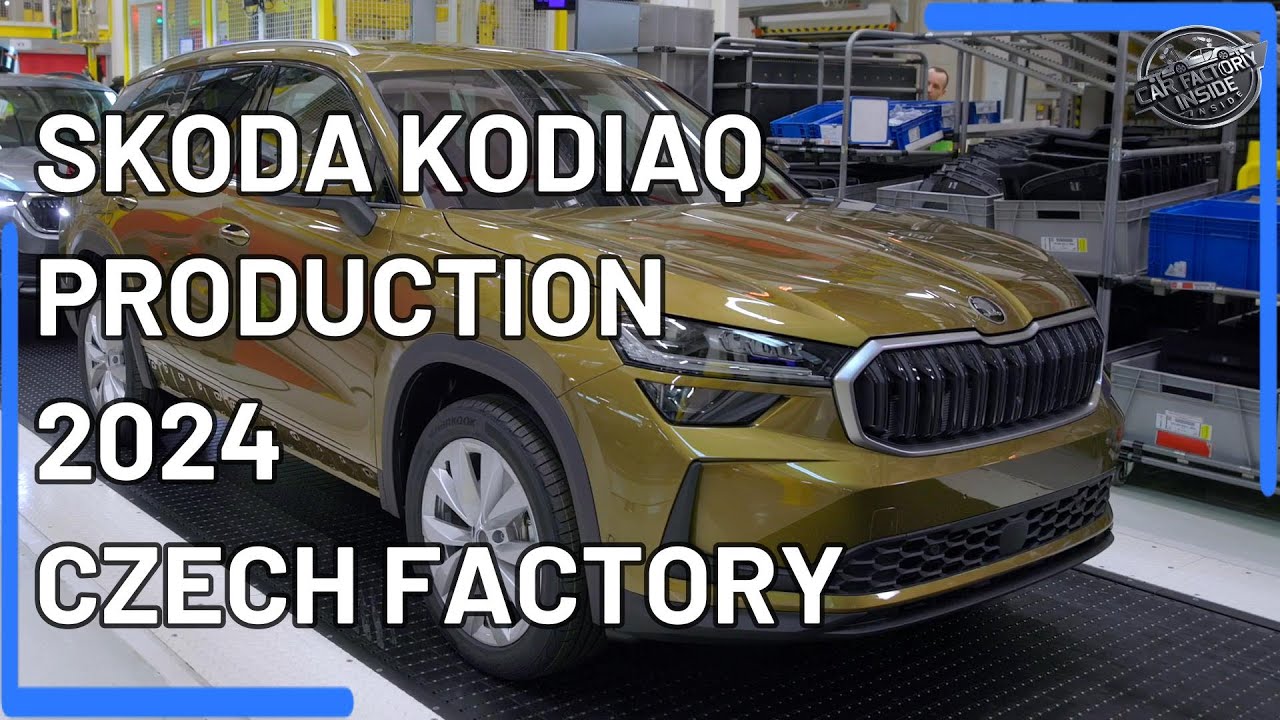 Производственная линия Skoda Kodiaq на заводе Квасины, Чехия (2024)