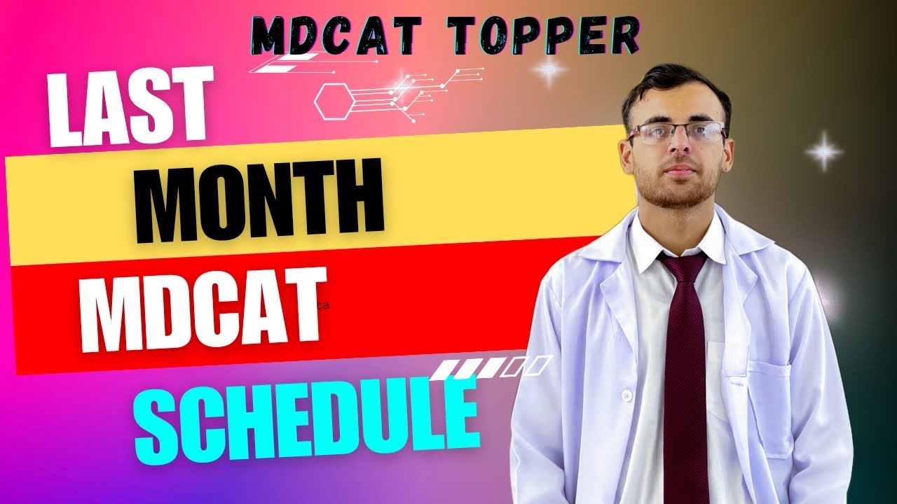 how to prepare mdcat in one  month | last month of mdcat