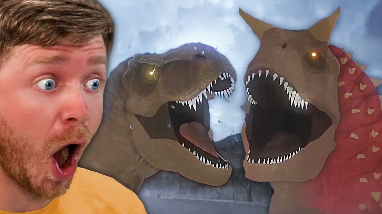 Reacting to REXY vs DISNEY'S CARNOTAURUS!