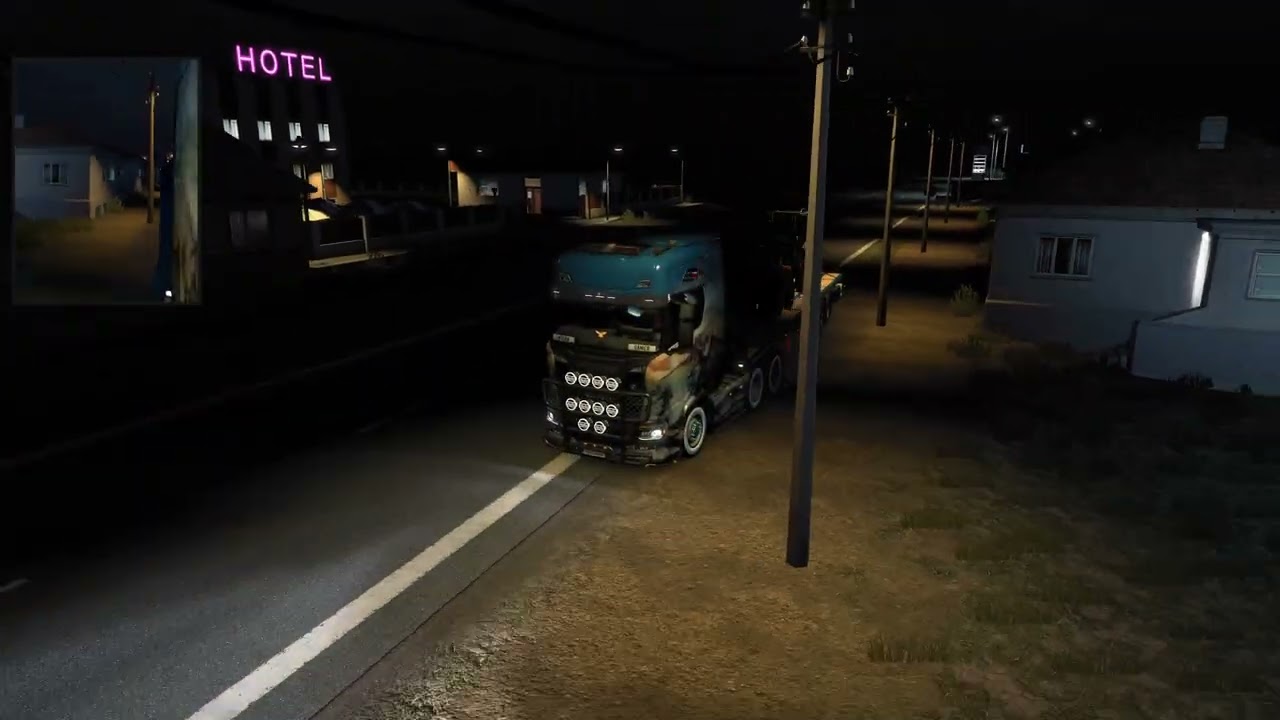 TruckSimulator2 pt4 highway's Through Narrow Streets of Africa