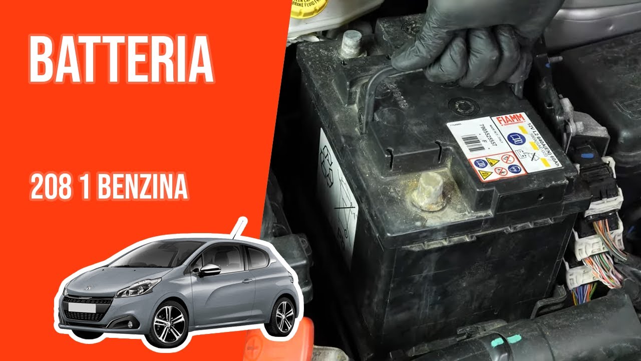 Cambio batteria PEUGEOT 208 1 1.2 PURETECH 🔋