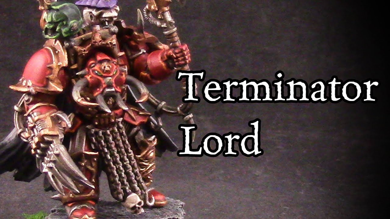 How to paint Chaos Terminator Lord