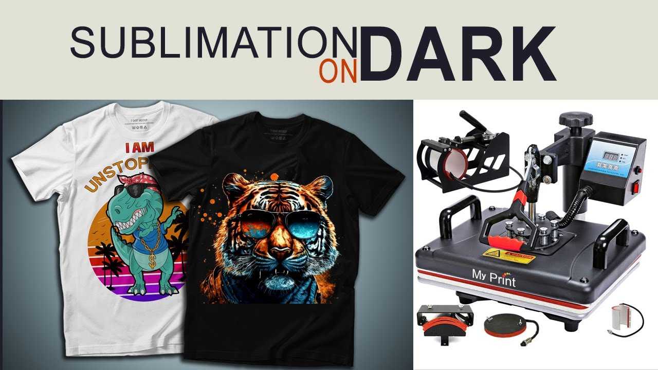 Sublimation Printing on Dark Fabric | 100% Cotton | Tote bag | on any Fabric