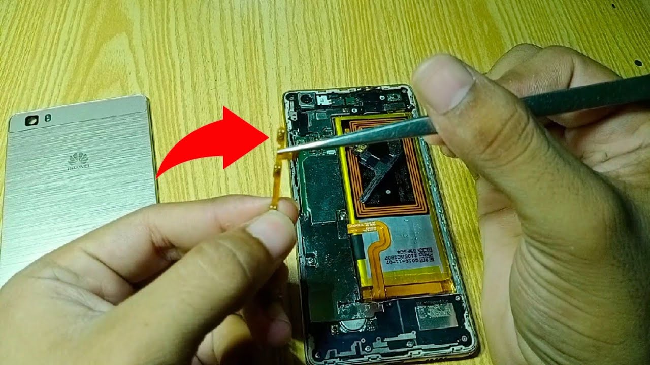 How To Fix  power button Of Huawei P8lite