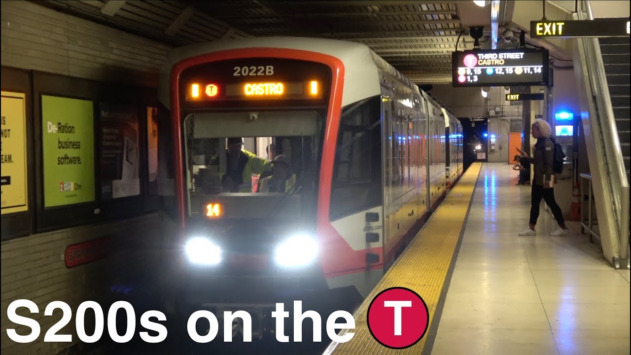 ⁴ᴷ San Francisco Muni Metro: S200s running on the (T) Third Street Line
