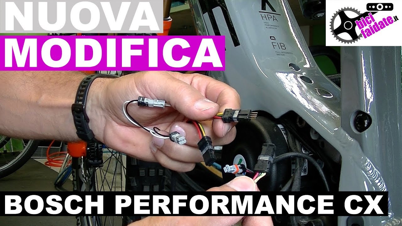 COME MONTARE LA NUOVA MODIFICA BICI ELETTRICA MOTORE BOSCH PERFORMACE CX