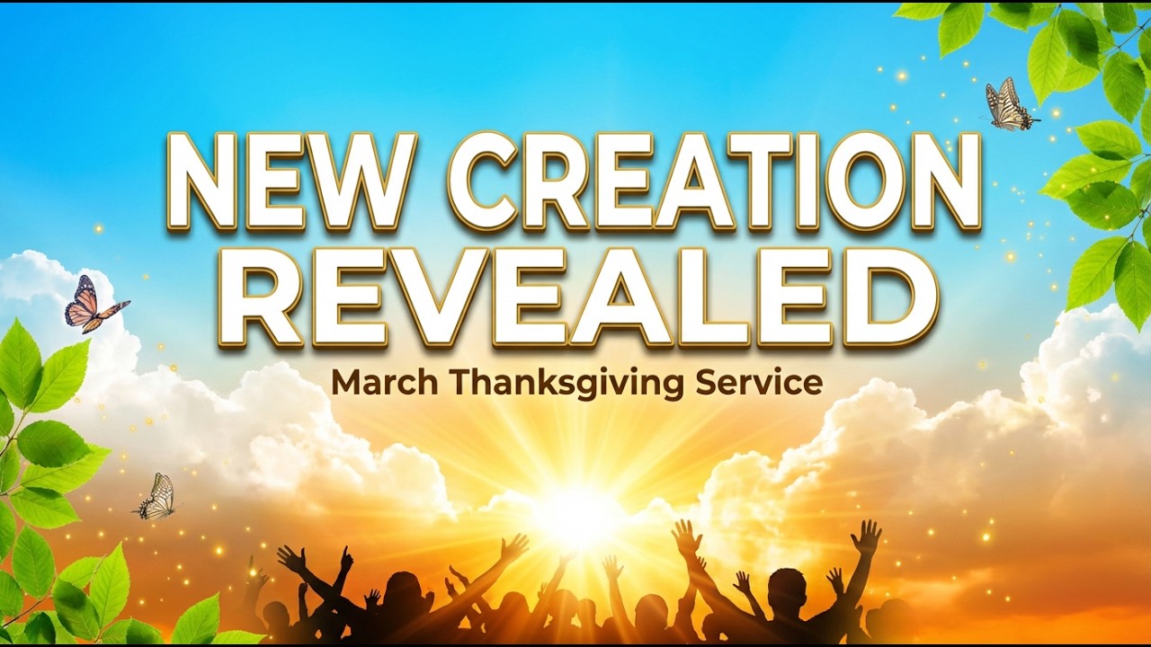FIRST SUNDAY SERVICER || NEW CREATION REVEALED ||  1ST MARCH 2026