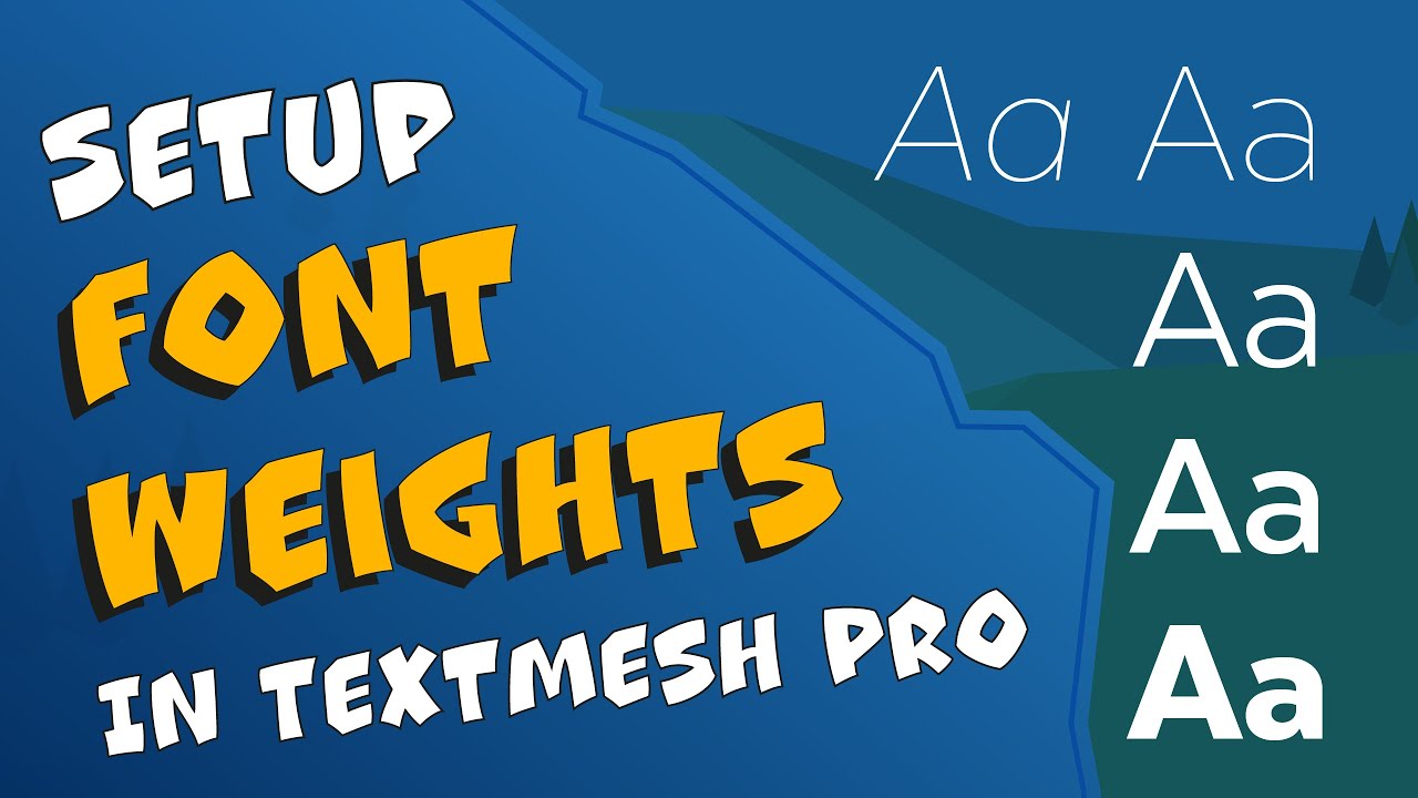 How to correctly use font weight and font styles in Unity 6 TextMeshPro