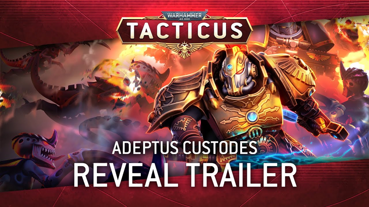 Warhammer 40,000: Tacticus -- Adeptus Custodes Trailer!