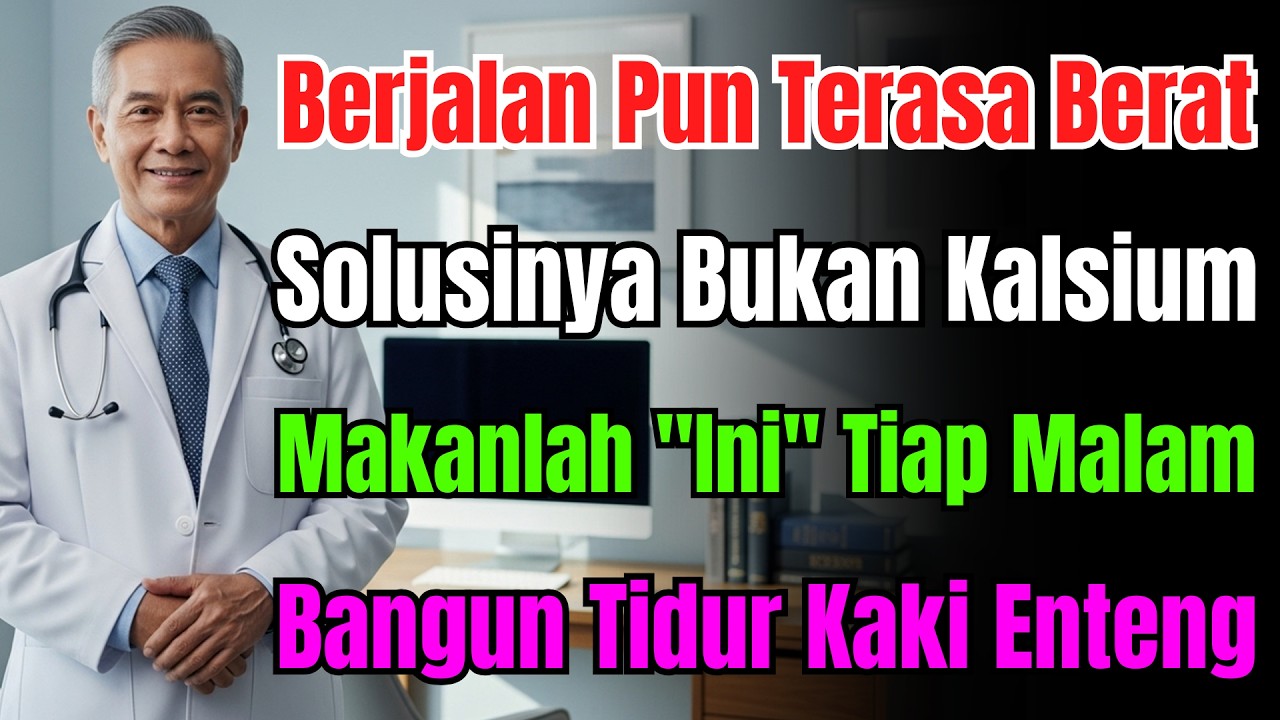 Kaki Lansia Lemah? Bukan Cuma Kalsium! Cukup Makan 1 Makanan Ini, Bangun Tidur Kaki Jadi Kuat!