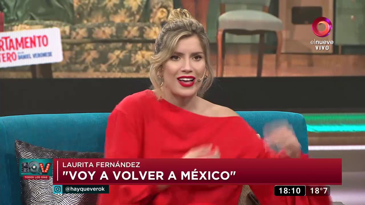 Laurita Fernández: 'Voy a volver a México'