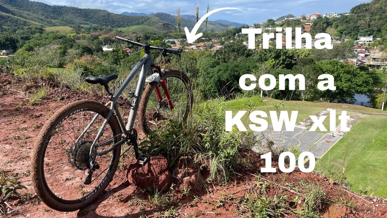 Trilha rapida durante a semana com a ksw xlt 100!!  | Testando o suporte para a camera