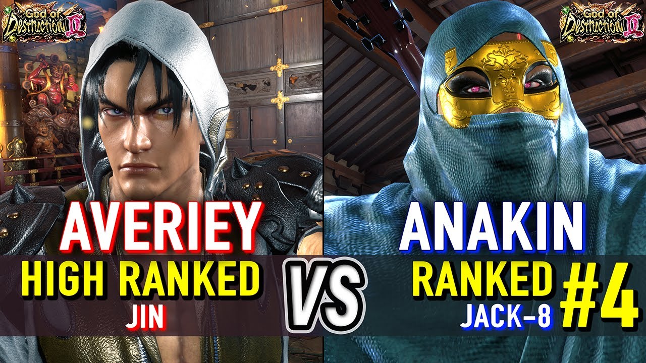 T8 🔥 AVERIEY (Jin) vs ANAKIN (#4 Ranked Jack-8) 🔥 Tekken 8 High Level Gameplay