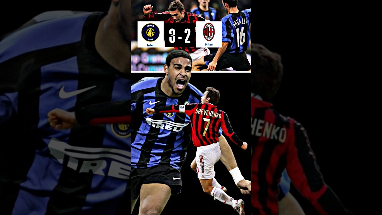 Inter Vs Milan 2005/2006 | Adriano Jadi Monster Menakutkan #intermilan #acmilan #adriano #kaka