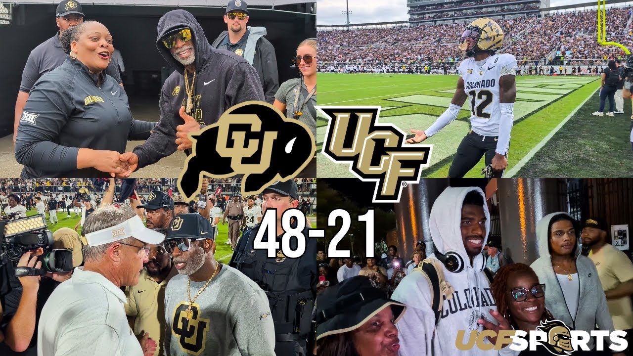 Sights & Sounds from Colorado's 48-21 win at UCF 🏈