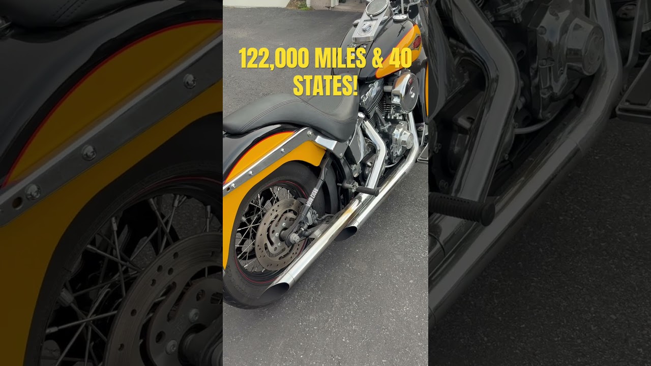 Beautiful 25 Year Old Harley-Davidson Heritage Softail Classic with 122,000 miles! #harleydavidson