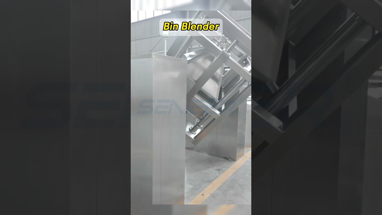 Bin Blender丨Dead-angle-free mixing, high uniformity, ideal for pharmaceutical powder blending