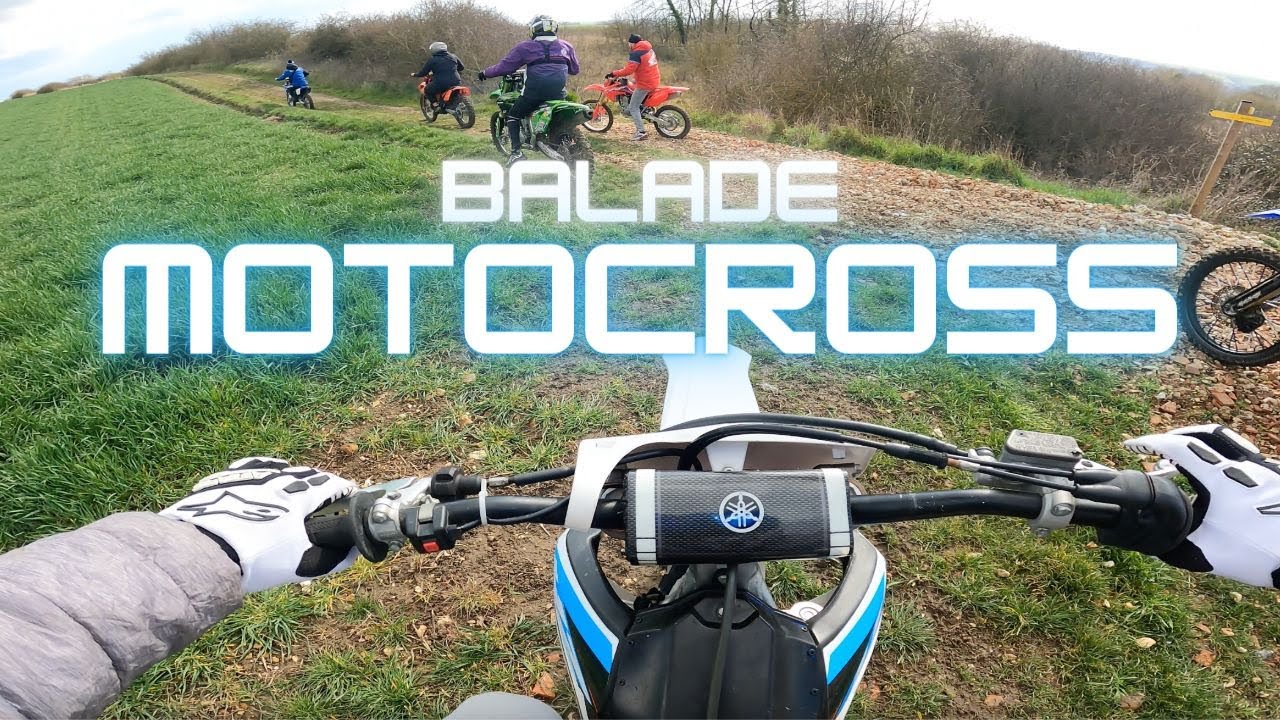 Balade moto cross en forêt !