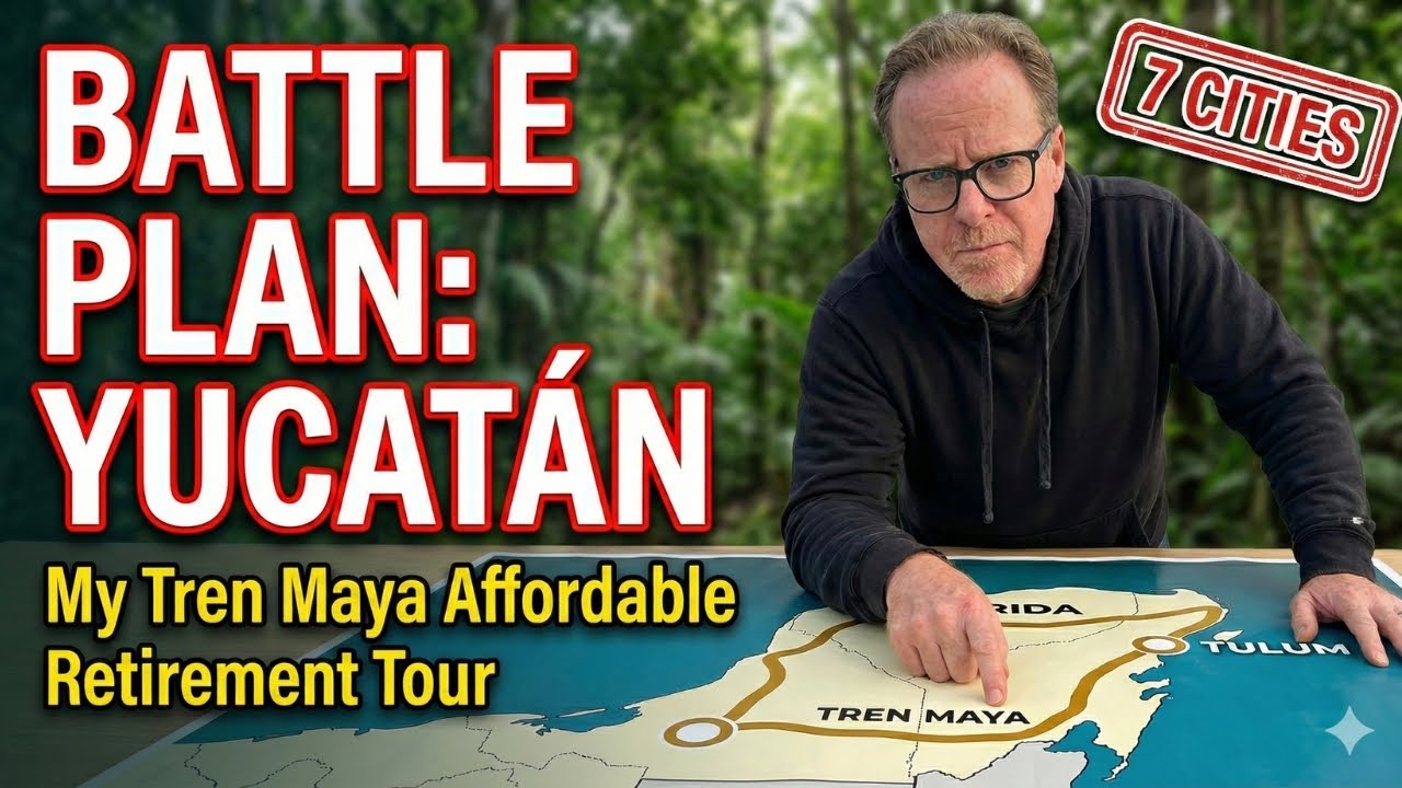 Retire in Mexico: My Tren Maya Battle Plan (7 Cities in 21 Days)
