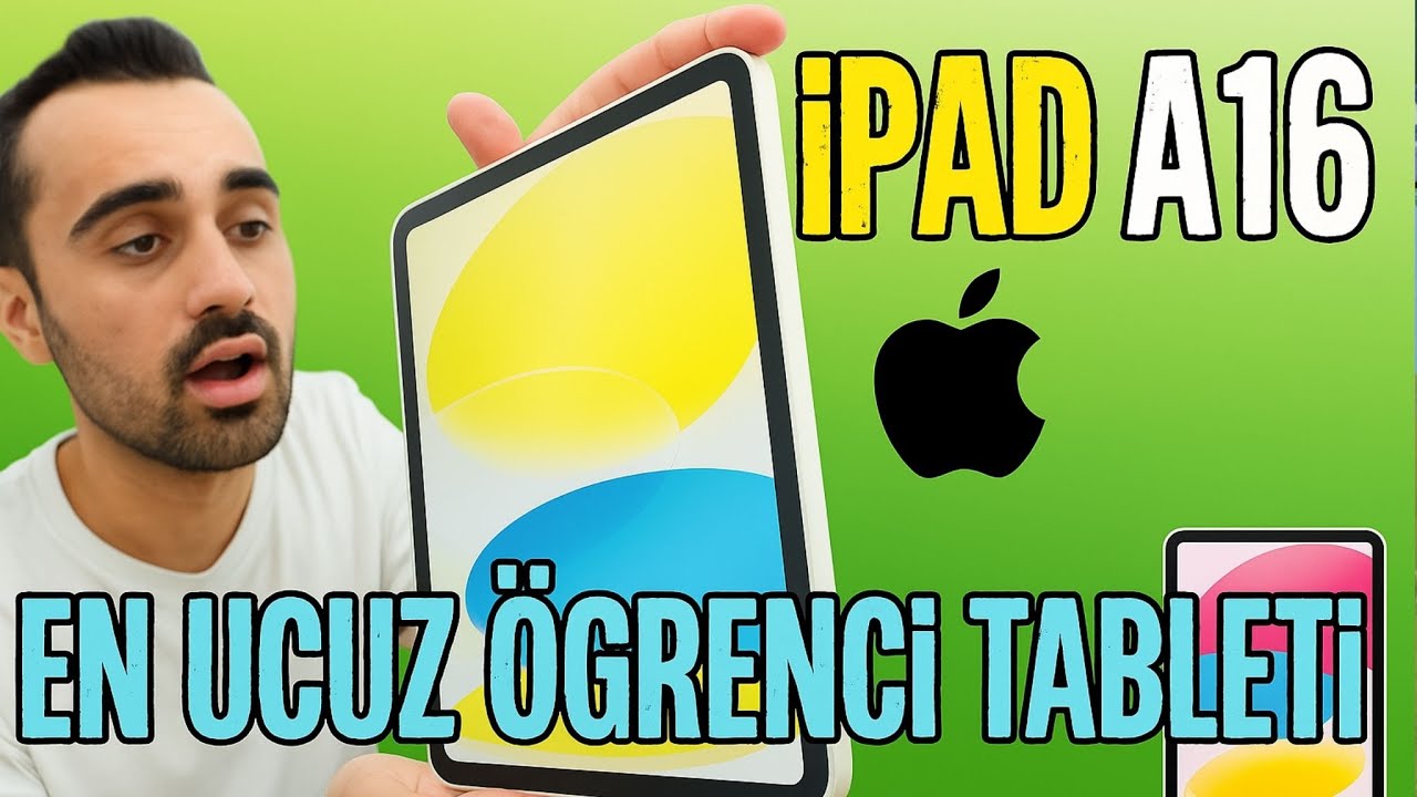 EN UCUZ ÖĞRENCİ TABALETİ & ALMAYA DEĞER Mİ? İPAD A16 KUTU AÇILIŞI VE TESTİ