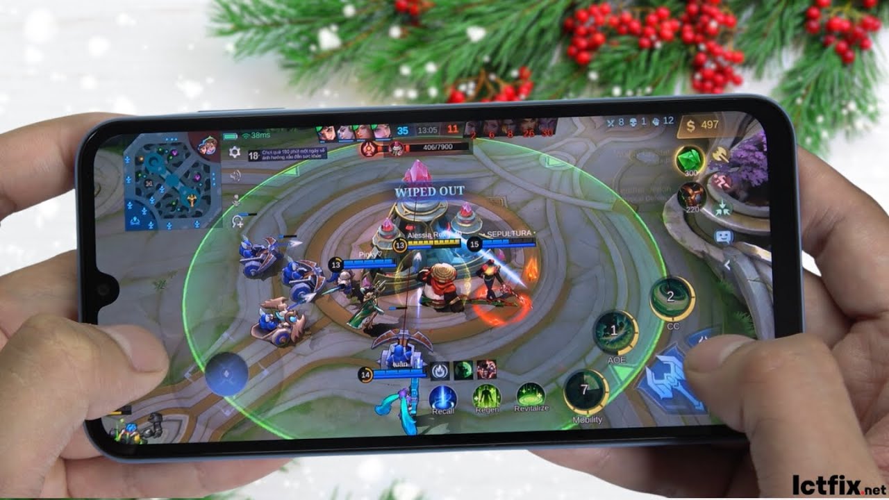 Samsung Galaxy A15 Mobile Legends Gaming test