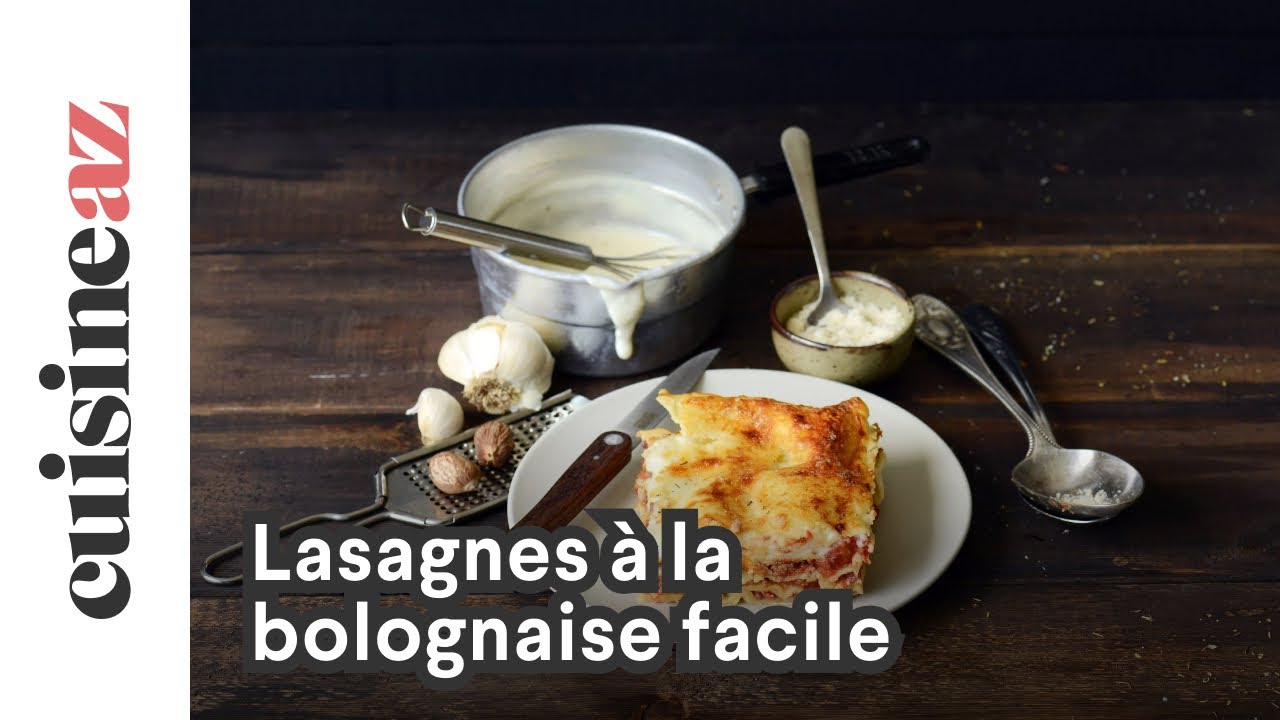 Lasagnes &agrave; la bolognaise facile