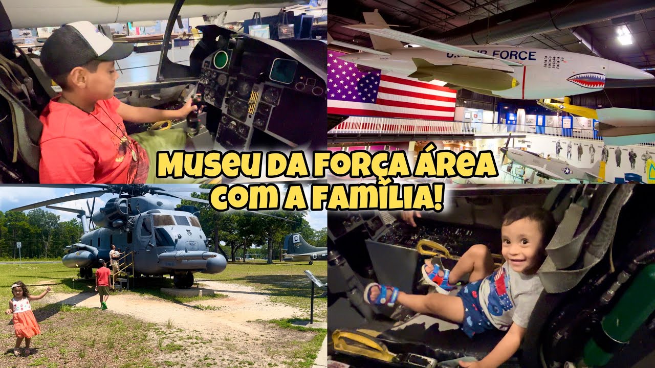 Passeio no museu da força aérea americana dos Estados Unidos!🇺🇸
