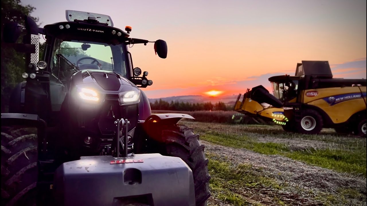 Rok w obiektywie czyli podsumowanie sezonu 2023 w GR Natkaniec! Claas Lexion / Case Axial Flow 7250