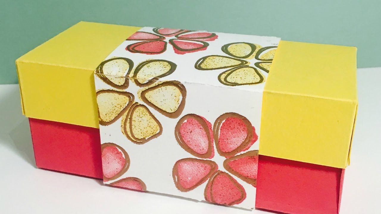 Heat Embossed Fruit Stand Gift Box - Video Tutorial with Stampin' Up Products