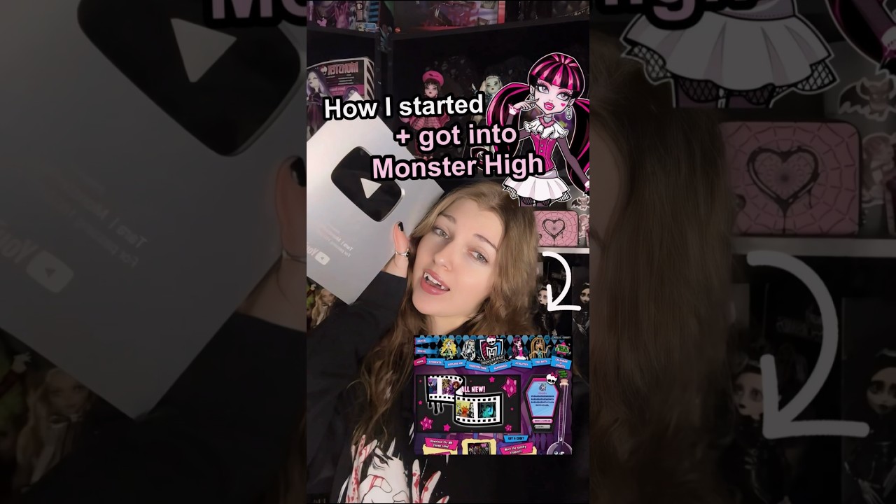 Праздную 100 тысяч подписчиков! Как я попала в Monster High 🎀🦇